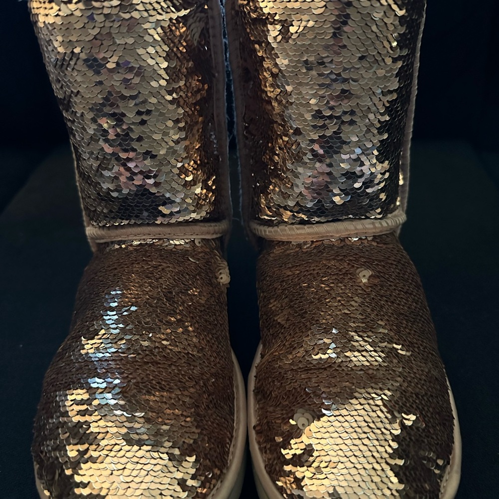 UGG Gold Sequin Women's Boots